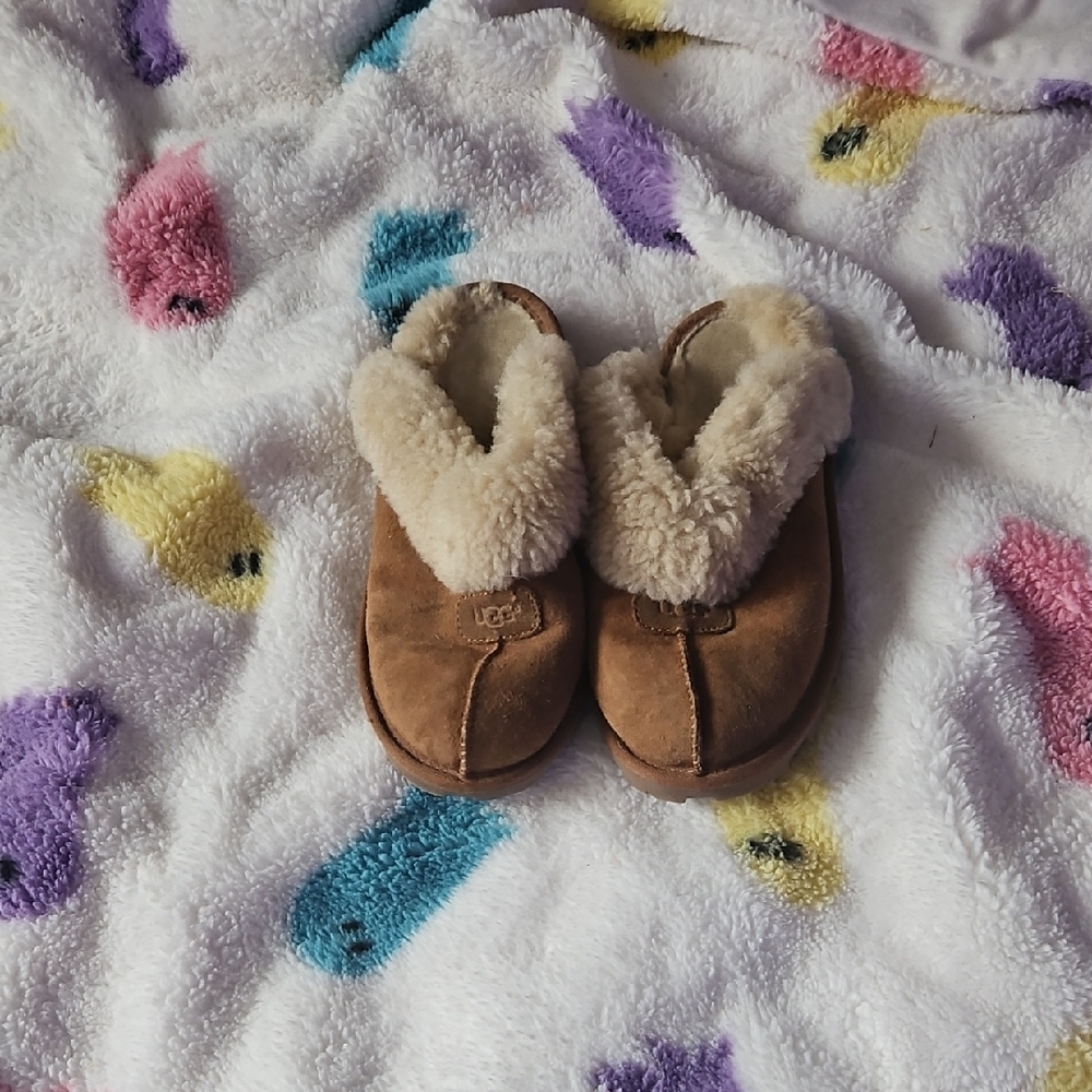 UGG Brown and Cream Women's Slippers